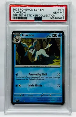 PSA 10 Glaceon ✨171 (Cosmos Holo) Sv: Scarlet & Violet Promo ✨ Pokemon - Image 1