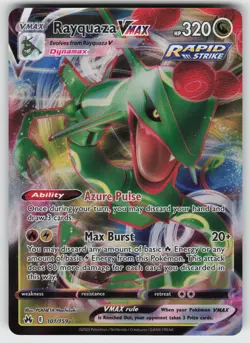 Rayquaza VMAX (101) Ultra Rare Crown Zenith 101/159 Pokemon - Image 1