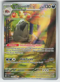 Mabosstiff Illustration Rare SV01: Scarlet & Violet Base Set 218/198 Pokemon - Image 1