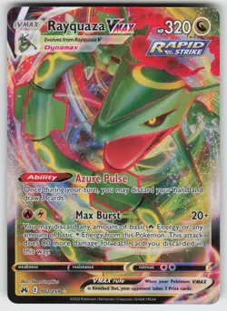 Rayquaza VMAX (102) Ultra Rare Crown Zenith 102/159 Pokemon - Image 1
