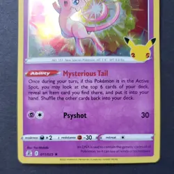 2021 POKEMON 25TH ANNIVERSARY CELEBRATIONS HOLO RARE MEW NM 🔮 - Image 4