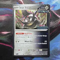 Pokemon TCG Iron Treads Temporal Forces Stamped 118/162 Promo - Image 1