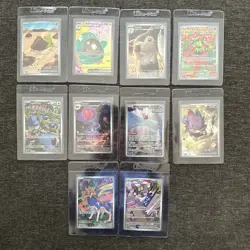LOT OF 10 POKEMON Illustration Rare Ultra HOLO TCG Zacian N’s Zorua Full Art EX - Image 1