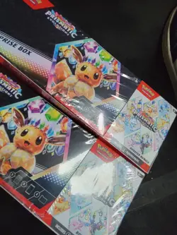Pokemon Prismatic Evolutions Surprise Box + Booster Bundle Sams Club Sealed X2 - Image 1