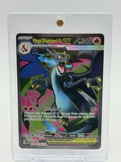 Mega Charizard X Ex 109/94 Ultra Rare Full Art Phantasmal Flames Pokemon TCG - Image 1