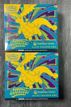 2x Ascended Heroes Pokemon Center ETBs - Sealed - Image 1