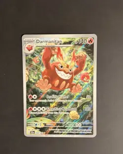 Pokemon TCG Darmanitan #098/086 Illustration Rare Black Bolt Mint Condition - Image 1