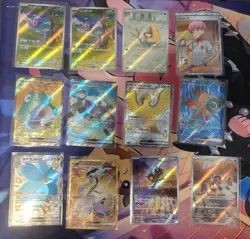 Pokemon Japanese Lot Of 12 Art Rare, SR Full Arts - Image 1