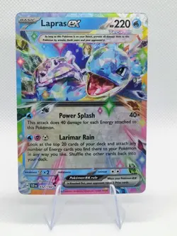 Lapras Ex 32/142 Double Rare Pokemon Stellar Crown - Image 1