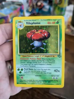 Pokemon TCG Vileplume 15/64 - Jungle Set WOTC Holo Rare NM - Image 1