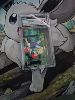 2000 Topps Pokemon TV Animation Edition Series 2 #EP3 Ash Catches a Pokemon - Image 1