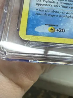 Pokemon Palkia LV. 67 DP27 Holo Black Star Promo CGC 8 Double Swirl - Image 4