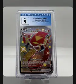 Pokemon Shining Fates Centiskorch VMAX Full Art SV109/SV122 CGC Mint 9 - Image 1