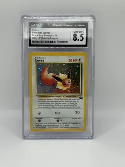 POKEMON Eevee Black Star Promo 11 Holo 2000 CGC 8.5 NM/MINT+ - Image 1