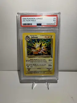 Pokemon Jolteon Jungle Holo Rare 4/64 English 1999 Unlimited PSA 5 - Image 1