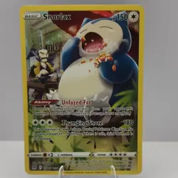 Pokemon Snorlax TG10/TG30 Lost Origin Ultra Rare Full Art Holo Basic 150 HP - Image 1