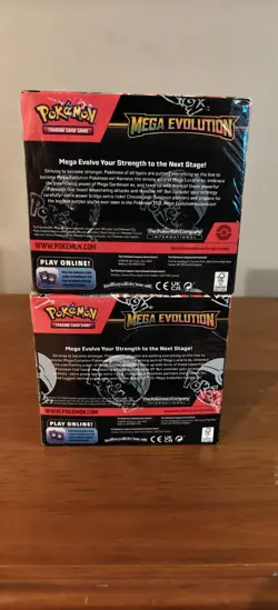 x2 Pokemon TCG: Mega Evolution Factory Sealed Enhanced Booster Box - Image 3