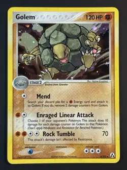 Pokemon Golem 6/92 Holo EX Legend Maker - LP - Image 1