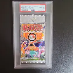 1996 sealed pack base set japanese pokemon - Image 1