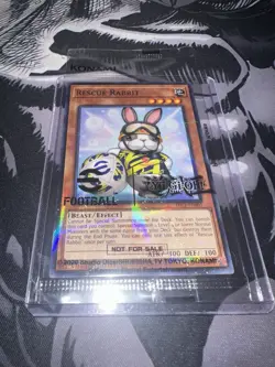 Yu-Gi-Oh Rescue Rabbit Neymar Jr Token EFC1-JP001 Sealed Limited Ed Sealed - Image 1