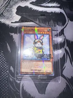 Yu-Gi-Oh Rescue Rabbit Neymar Jr Token EFC1-JP001 Sealed Limited Ed Sealed - Image 2