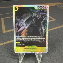 Gecko Moria Op14-104 Azure Sea Seven One Piece TCG Super Rare Enligsh Near Mint - Image 1