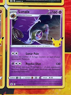 Pokemon Celebrations 4 Card Holo Lot - Reshiram / Groudon / Yveltal / Lunala - Image 5