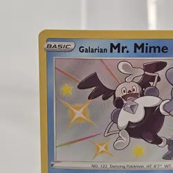 Pokemon Card Galarian Mr Mime SV020/SV122 Shining Fates Shiny Vault NM - Image 3