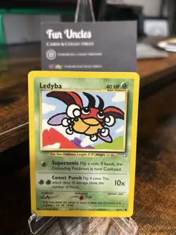 Ledyba 63/111 Common Neo Genesis Unlimited Pokemon TCG Card 2000 MP - Image 1