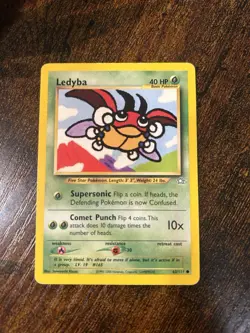 Ledyba 63/111 Common Neo Genesis Unlimited Pokemon TCG Card 2000 MP - Image 2