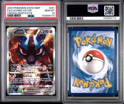 PSA 10 GEM MINT Lucario VSTAR Promo SWSH291 Crown Zenith ETB Pokemon Card - Image 3