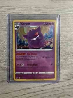 Gengar SWSH052 Black Star Promo Holo Pokemon Card English - Image 1