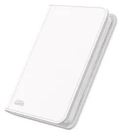 Ultimate Guard White 8-Pocket Zipfolio 160 Card Binder Storage Album Xenoskin - Image 3