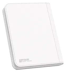 Ultimate Guard White 8-Pocket Zipfolio 160 Card Binder Storage Album Xenoskin - Image 4