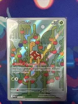 🌈 Pokemon TCG Mega Evolution Shuckle Illustration Rare Holo Card 136/132 - NM - Image 1