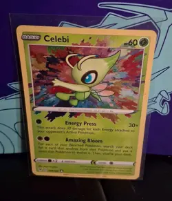 Celebi 009/185 SWSH04: Vivid Voltage NM Pokemon Card TCG Amazing Rare - Image 1