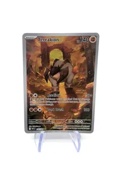 Terrakion 135/086 White Flare Illustration Rare Pokemon TCG Card NM - Image 1