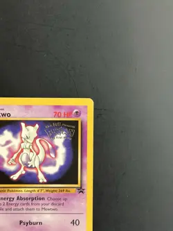 Pokemon TCG Mewtwo Wotc Promo Card 03/53 70 HP Kids WB Movie Event - Image 3