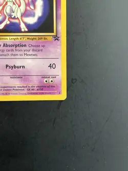 Pokemon TCG Mewtwo Wotc Promo Card 03/53 70 HP Kids WB Movie Event - Image 5