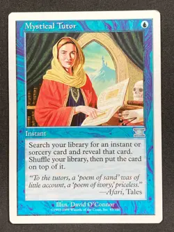 Magic the Gathering MTG Mystical Tutor (83) Sixth Edition - MP/LP - Image 1