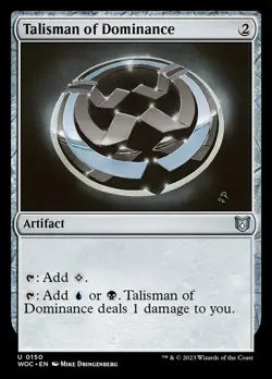 Talisman of Dominance: MtG Magic Wilds of Eldraine Commander Uncommon - Image 1