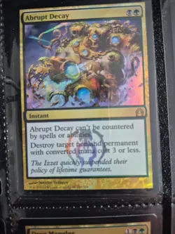Mint/Near-Mint, English - 1 x MTG Abrupt Decay - Foil Return to Ravnica - Image 1