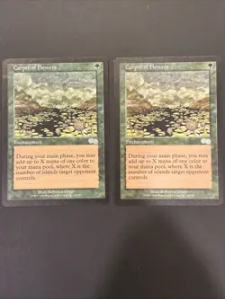 2x Carpet of Flowers Urza's Saga MTG - Magic the Gathering LP - Image 1