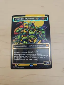 MTG: Heroes in a Half Shell (0096) (Borderless) (Surge Foil) - TMNT - Image 1
