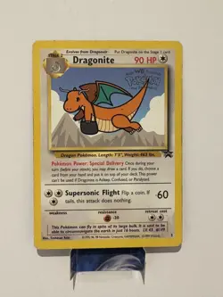 Dragonite #5 Black Star Promo WB the First Movie Stamped Card MP Pokemon TCG - Image 1