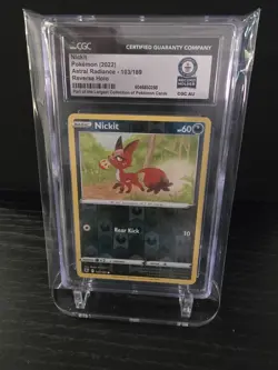 2022 Pokemon - Nickit Reverse Holo #103 - 1/1 CGC Guinness World Record Slab - Image 1