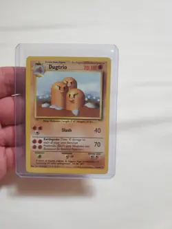 Pokemon TCG - Dugtrio - 19/102 - Rare Unlimited - Base Set [Moderately Played] - Image 1