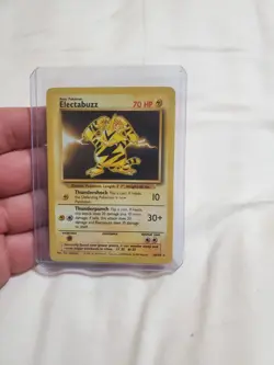 LP Electabuzz 020/102 Base Set Regular Pokemon Card TCG - Image 1