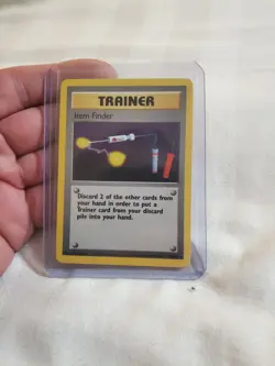 LP Pokemon Card TCG WOTC Base Set Item Finder 74/102 Non Holo Rare Unlimited LP - Image 1