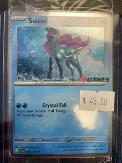 Pokemon Suicune EB Games Promo card - Image 1